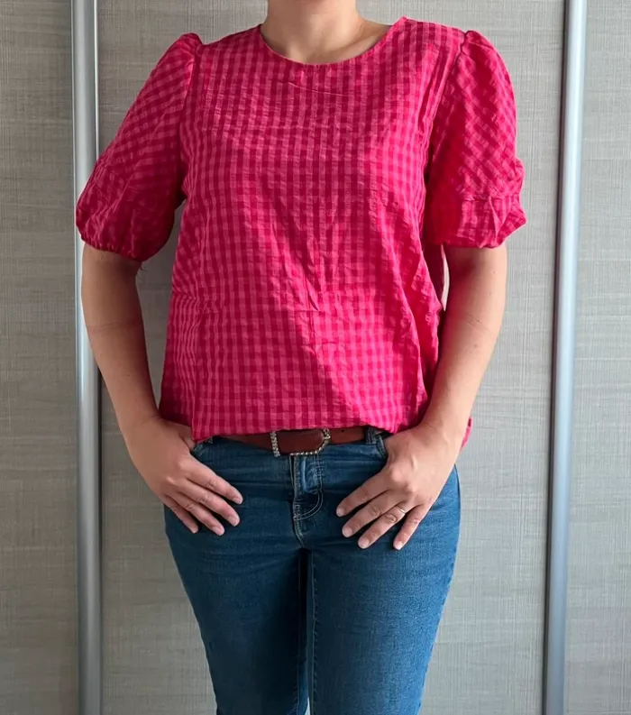 Blouse légère, manches bouffantes - photo numéro 4