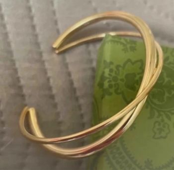 Bracelet demi jonc en acier inoxydable