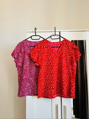 Lot de 2 blouses à motifs Neuves Shein Taille M