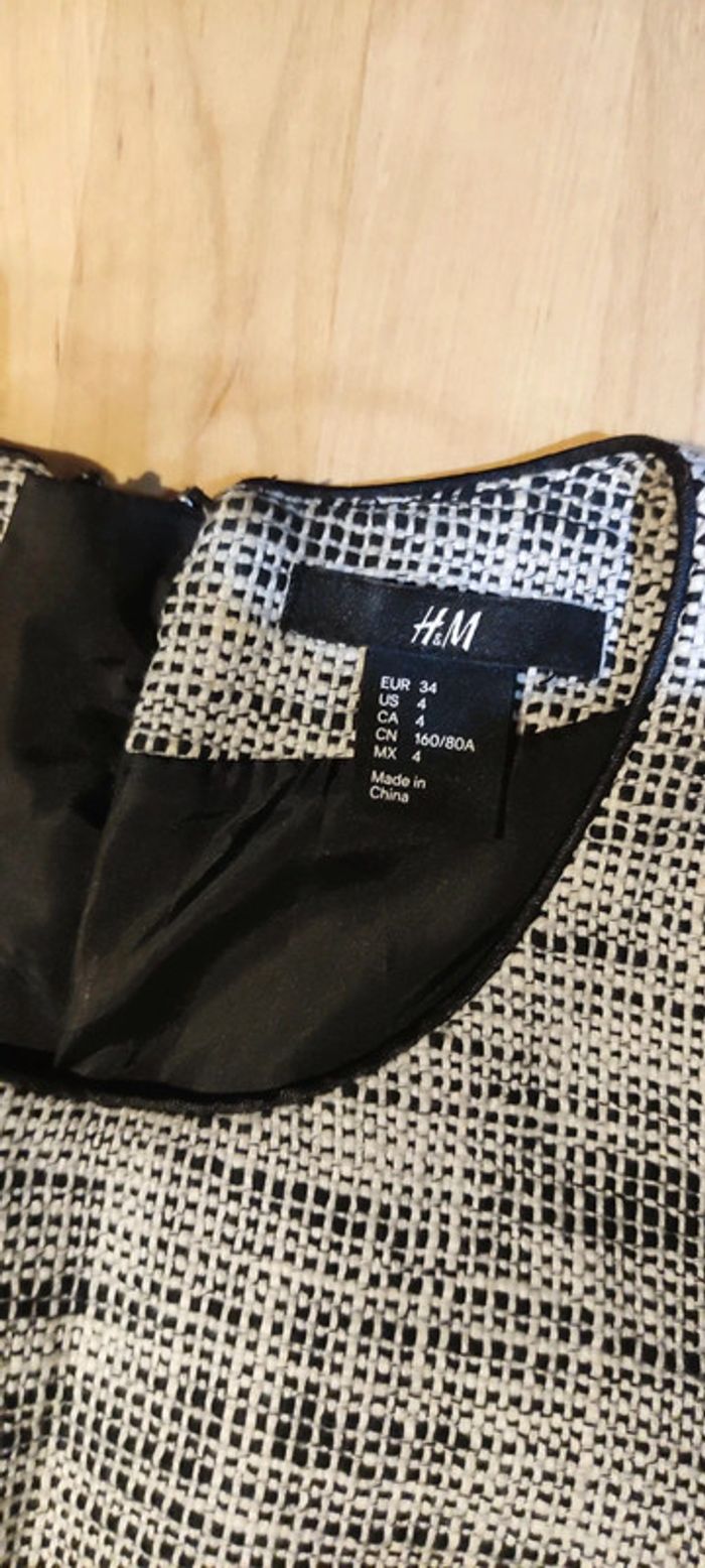 Robe élégante gris chiné H&M - photo numéro 5