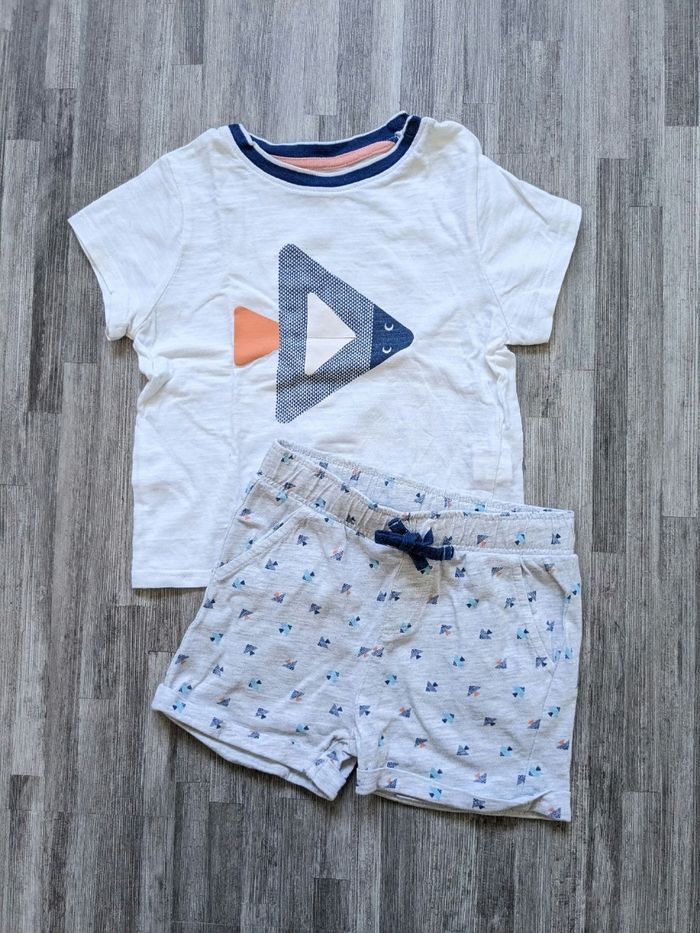 Ensemble short et tee-shirt 12 mois - obaibi