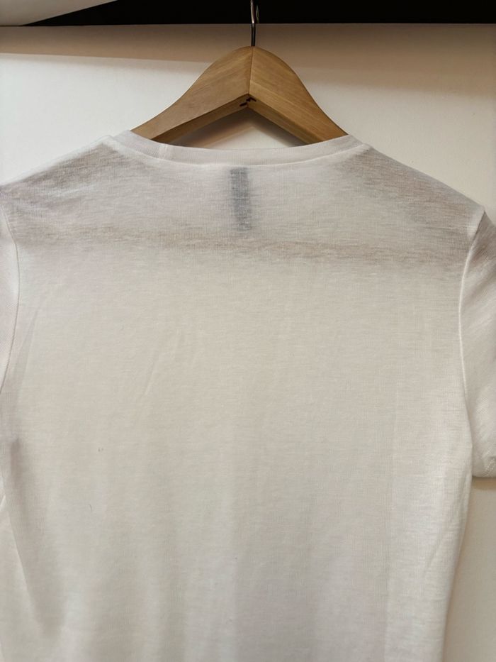 Tee-shirt fin blanc H&M taille M, neuf sans étiquette - photo numéro 5