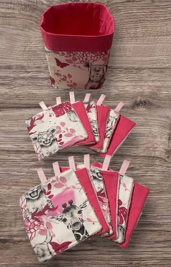 Panier lingette lavable