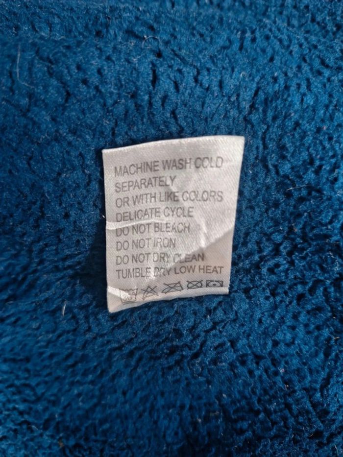 Veste épaisse à capuche nfl / taille XL homme / bleu / sérigraphie - photo numéro 16