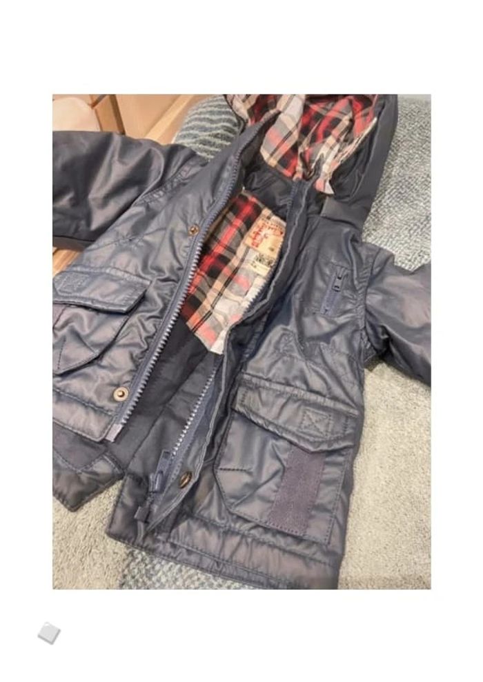 Manteau neuf type parka à capuche neuve - 68 cm - photo numéro 5
