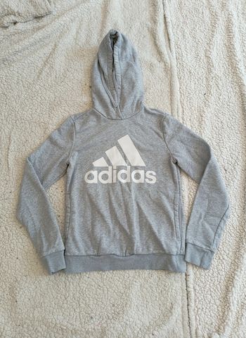 NEUF Sweat capuche gris Adidas – T. XS