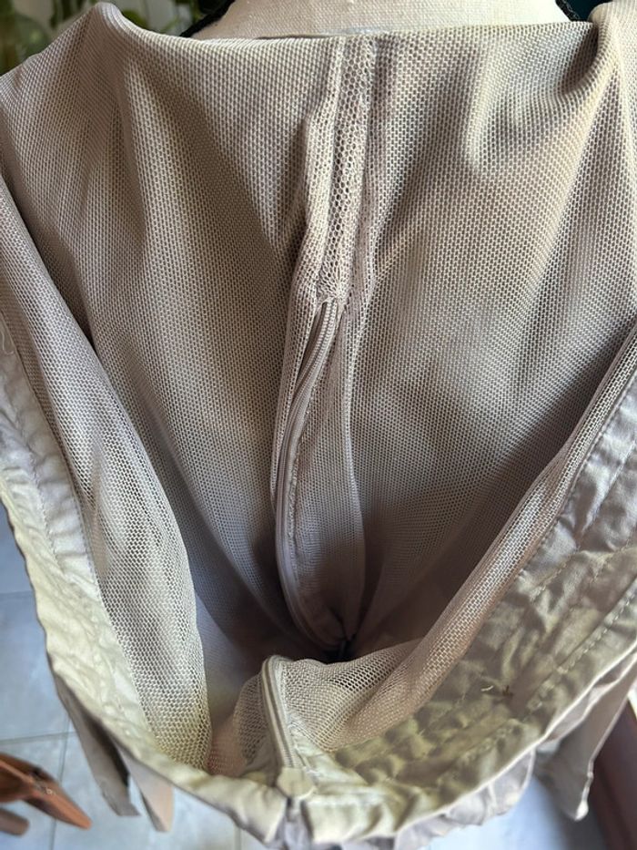 coupe-vent ou veste de mi-saison beige à capuche Lauren Vidal - photo numéro 4