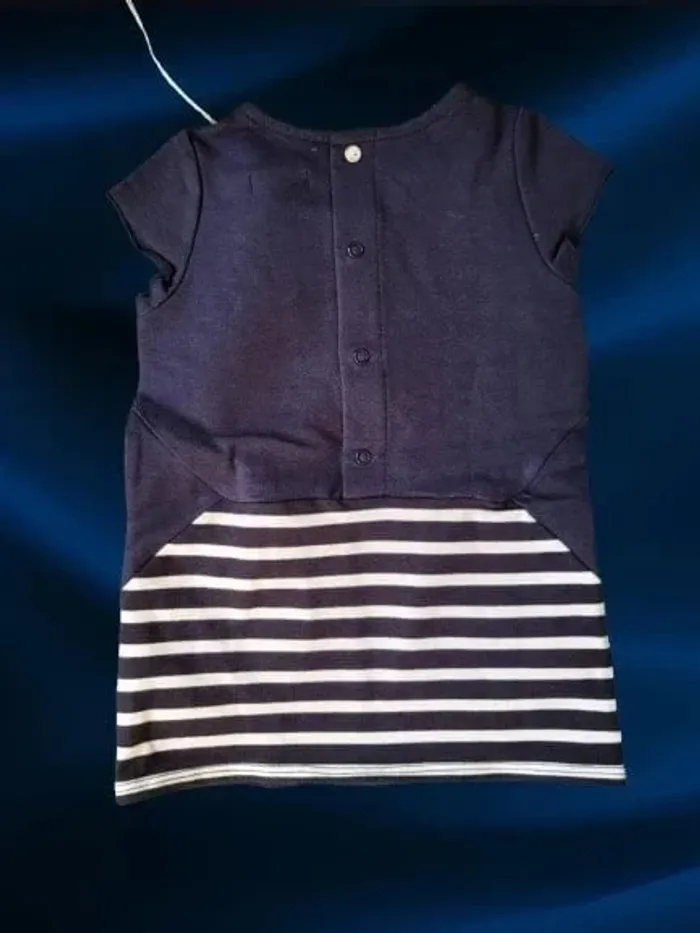Jolie robe neuve IKKS type marin IKKS 6 mois - photo numéro 3