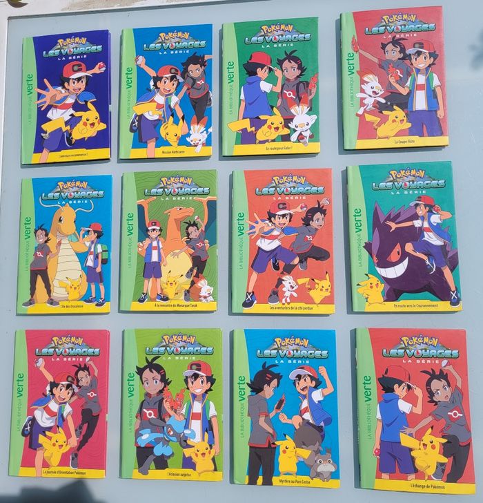 La bibliothèque verte, Pokémon, Les voyages, la série : 1 à 11 +13 - photo numéro 2