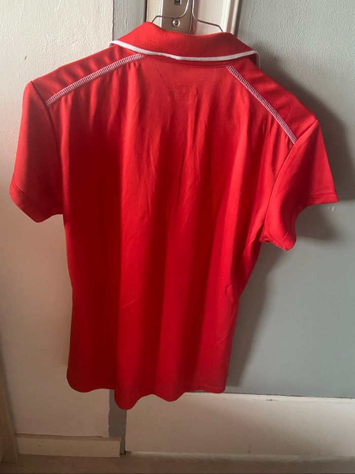 Polo rouge femme Yonex Taille L - photo numéro 3