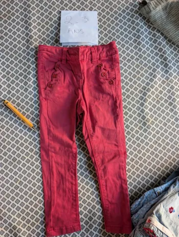 Pantalon bébé fille 24 - 3 ans