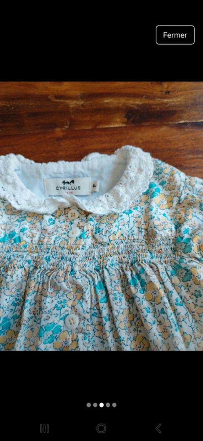 Robe liberty col dentelle - photo numéro 3