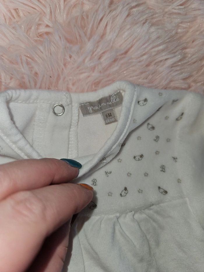 Pyjama bébé velours - photo numéro 3