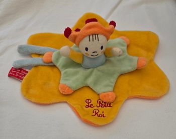 Doudou plat Le Petit Roi - Dim Dam Doum- Katherine Roumanoff