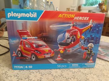 Playmobil 71724 pompier