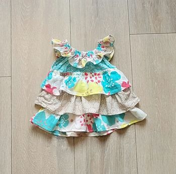 Robe colorée. Fille 6 mois
