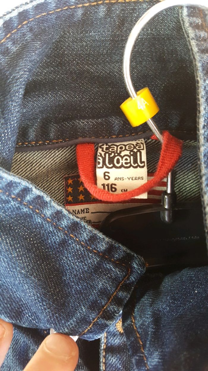 Veste en jean Tape à l oeil taille 6 - photo numéro 2
