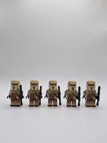 Figurines type lego 5 stormtroopers star wars