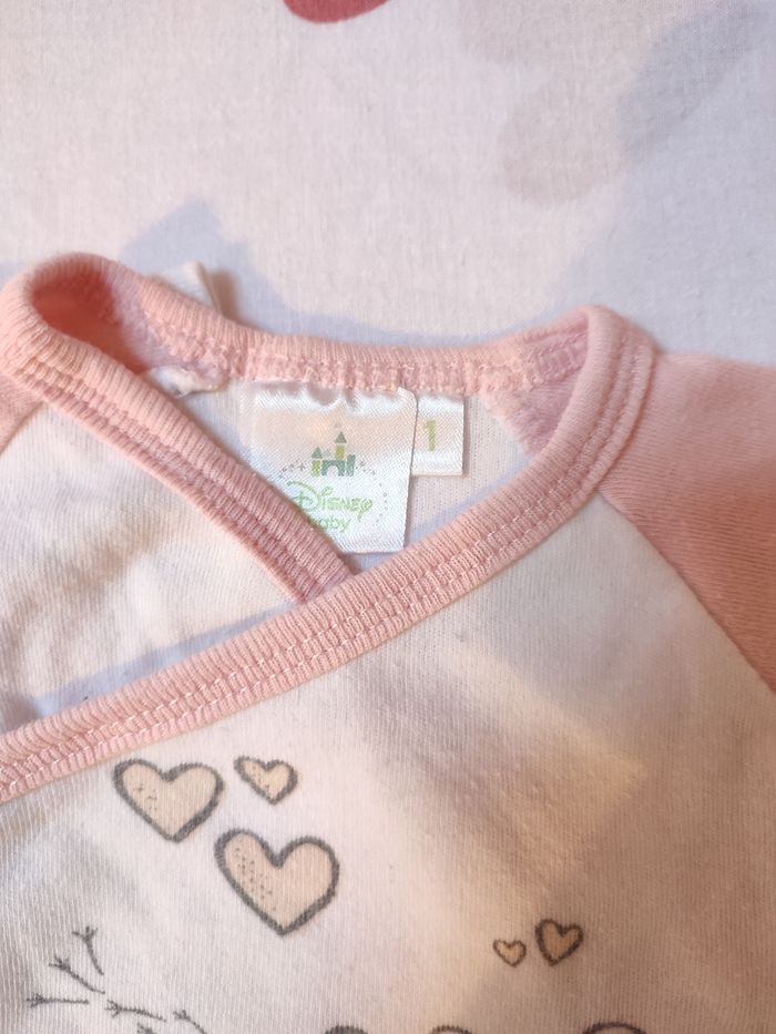 Lot bodies bébé fille - 1 mois - très bon état - Disney / lulu castagnette - photo numéro 5