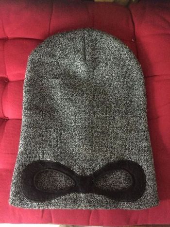 Bonnet gris à lunettes Gémo