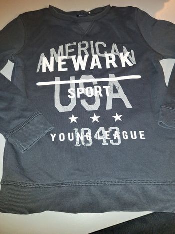 Sweat 10 ans noir kiabi garçon