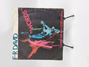 Vinyle 45 tours F-R David : Words (When the Sun Goes Down) avec fourreau