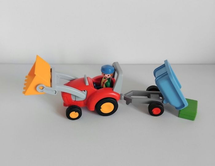 PLAYMOBIL 123 Tracteur de Ferme 6964 Complet 🚜