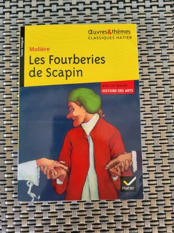 Les  fourberies  de  Scapin  de  Molière  -  livre