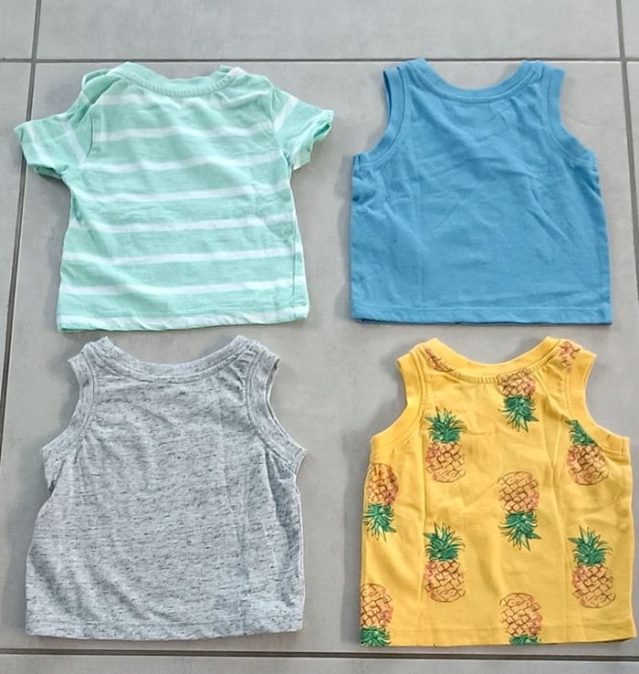 Lot de 4 tee-shirts garçon - 3 mois - photo numéro 2