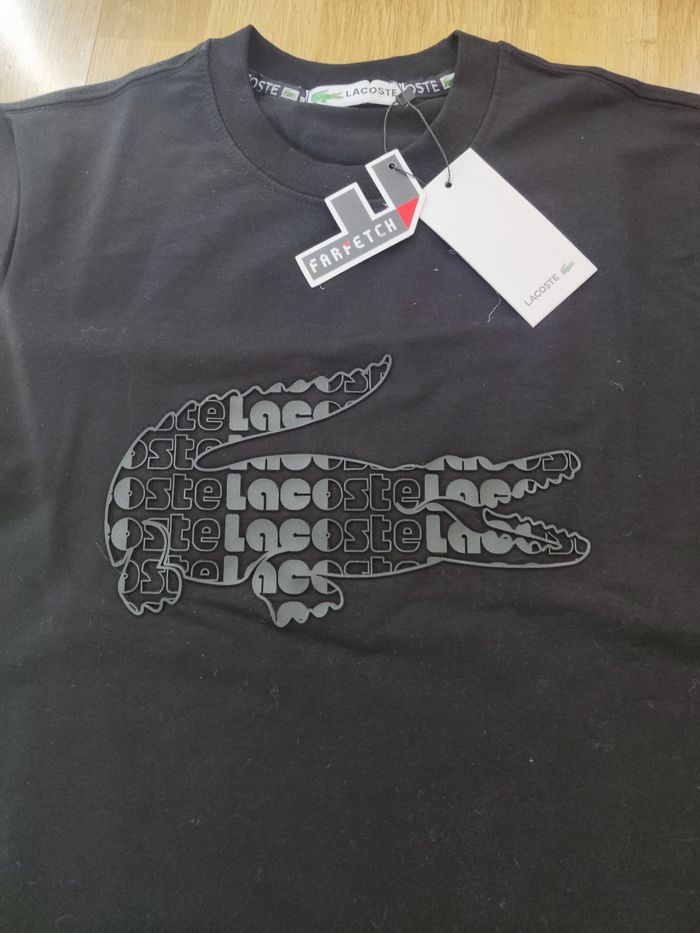 Sweat-shirt Lacoste neuf noir taille S - photo numéro 2