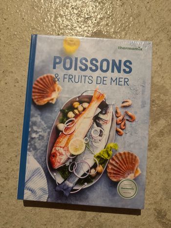 Livre Poissons & fruits de mer Thermomix neuf