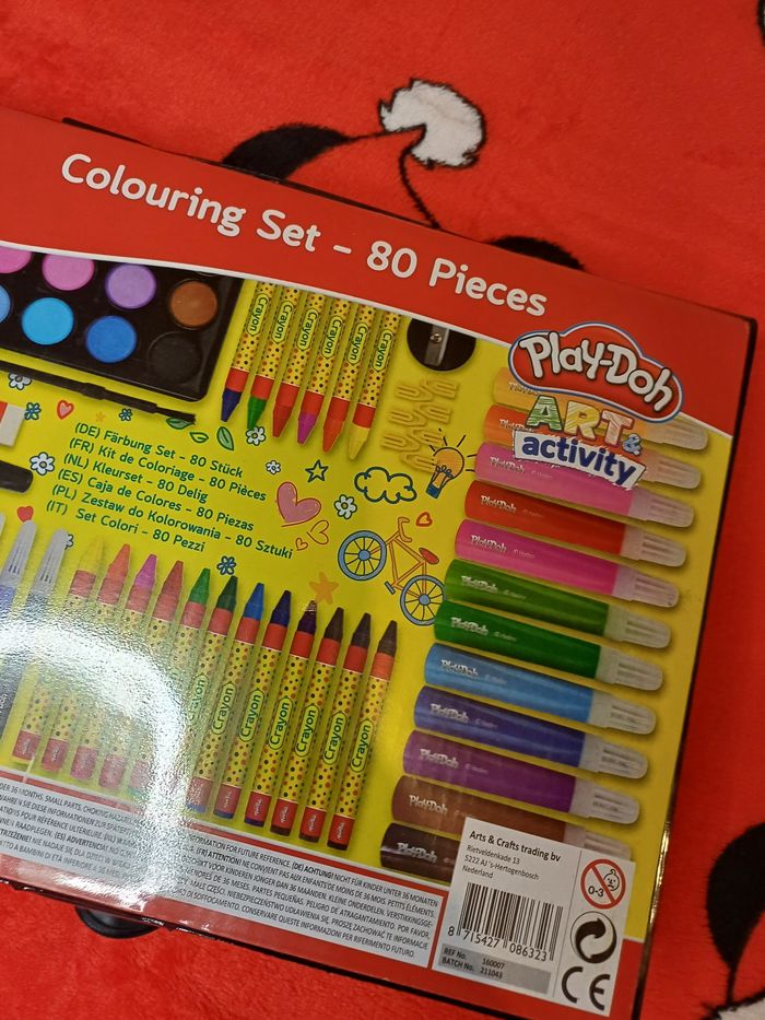 🧸Kit de coloriage sets de 80 pièces play-doh Dès 3ans+ neuf - photo numéro 6