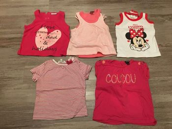lot t shirts manche courte 9 mois