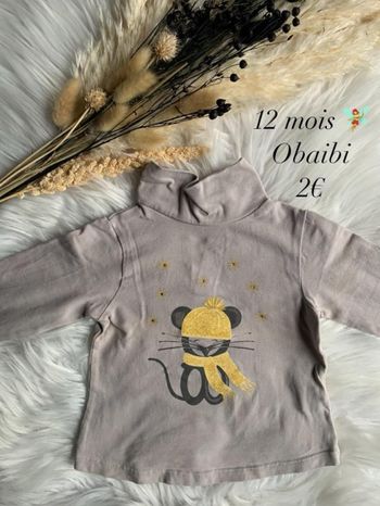 T-shirt 🧚 12 mois 🧚 Obaibi