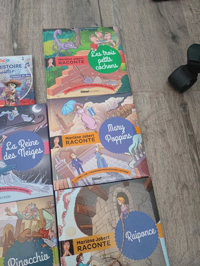 Lot de 6 livres audio livres + CD audio - photo numéro 3