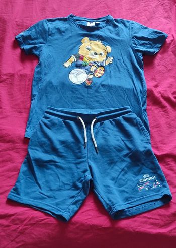 Ensemble t-shirt/short garçon