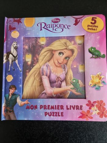 Livre puzzle Raiponce Disney