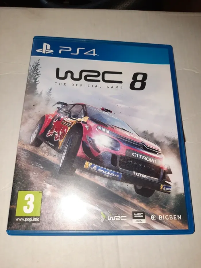 Jeu ps4 simulation wrc 8