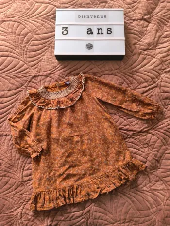 Robe lion perché sergent major 3 ans 98 cm