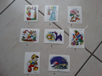 Lot Images collector dans la vache qui rit