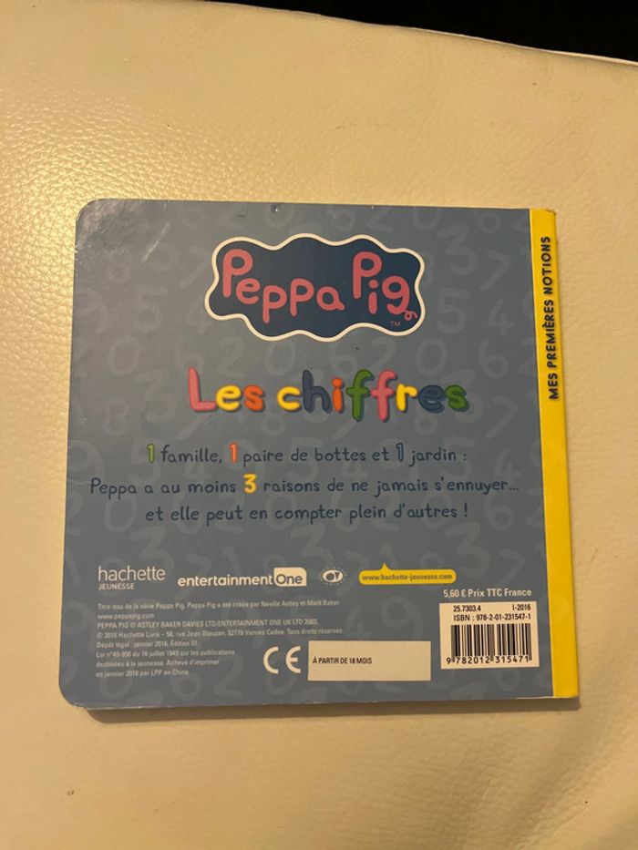 Livre Peppa Pig « les chiffres » - photo numéro 2