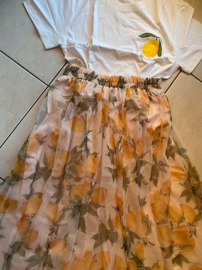 Jupe tulle femme citron lemon limon - photo numéro 9