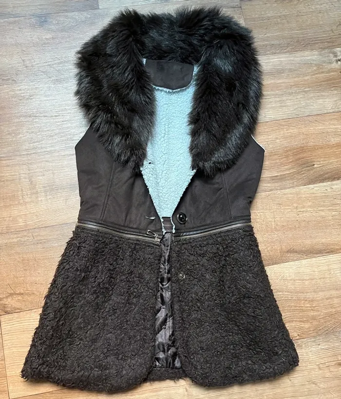 Jolie veste sans manches - transformable - taille 36 - photo numéro 8