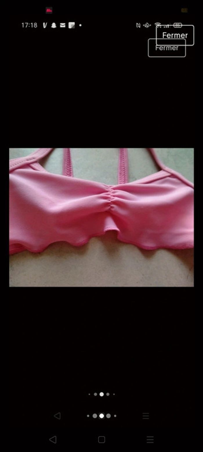 Ensemble Maillot de bain 2 pièces rose. Fille . Tribord
Taille 6 mois - photo numéro 7