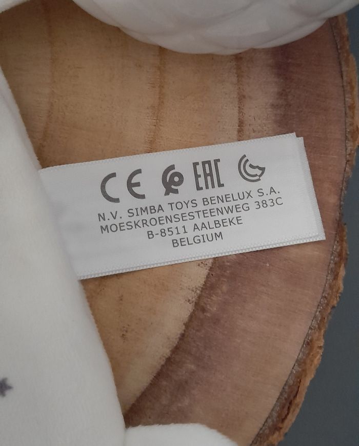 Lapin Simba toys blanc étoiles - photo numéro 2