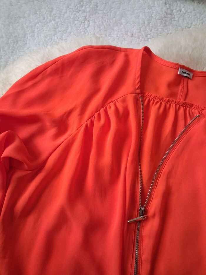 Blouse fluide #Pimkie orange taille 36 - photo numéro 10