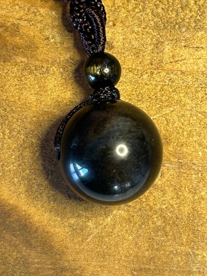 Collier en obsidienne noire – Protection & Ancrage - photo numéro 4