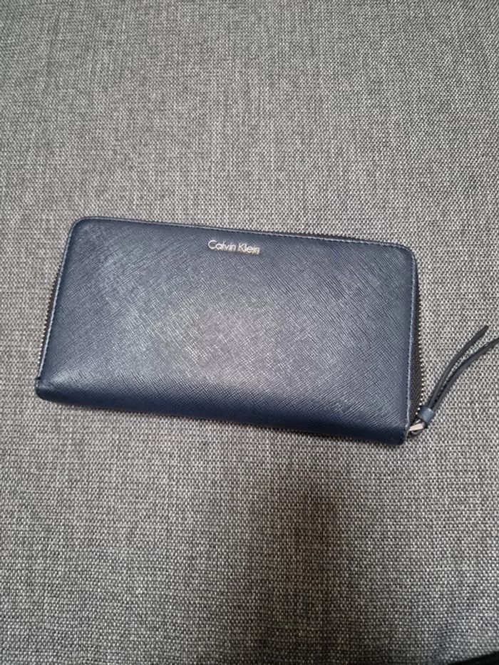 Portefeuille calvin klein bleu