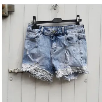 Short court en jeans femme taille 36 - Nina Carter