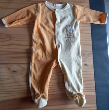 Pyjama velours bébé
